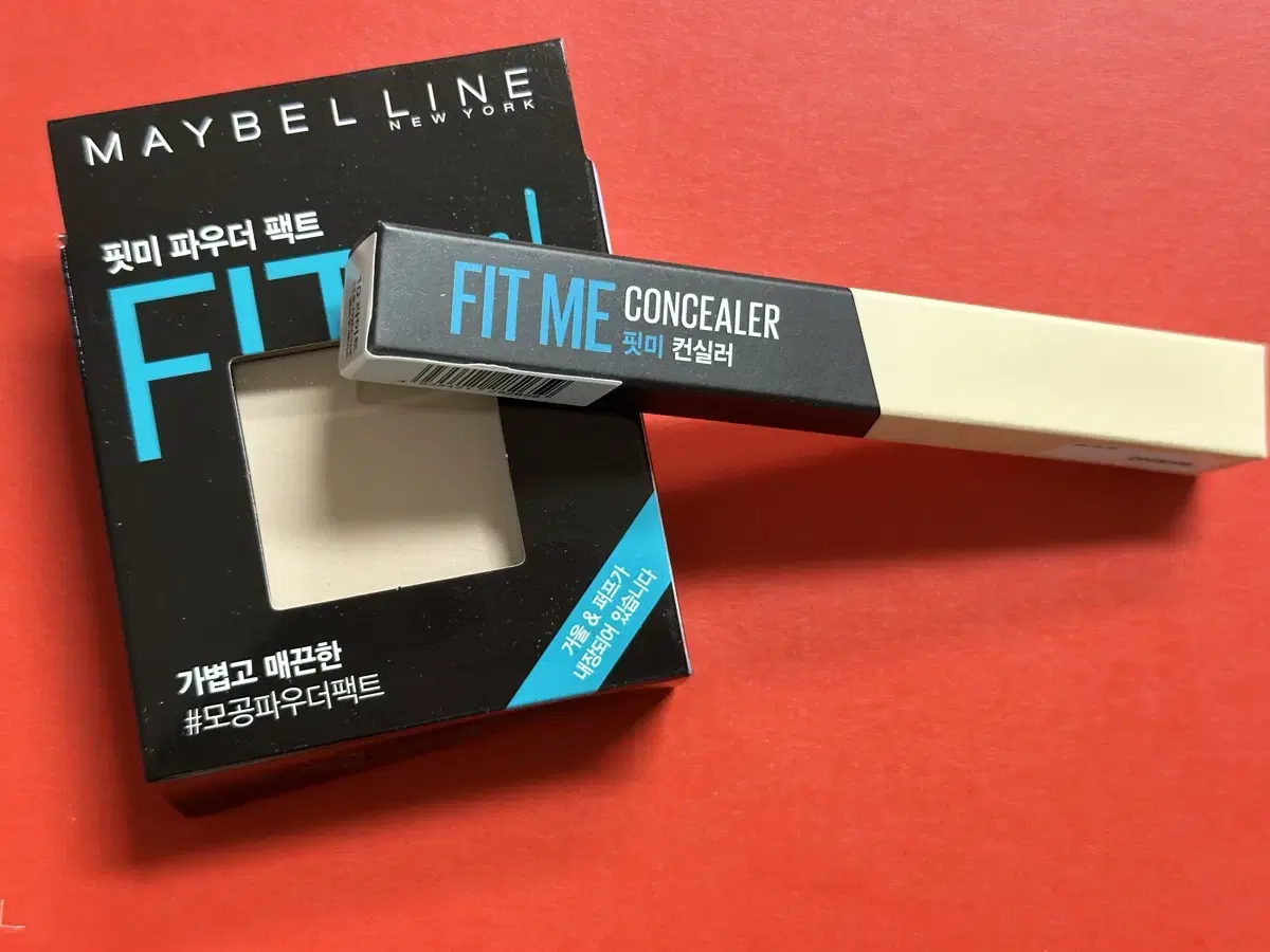 Maybelline! Fit Me Concealer No. 10 Light Powder Pact No. 120 Classic Ivory