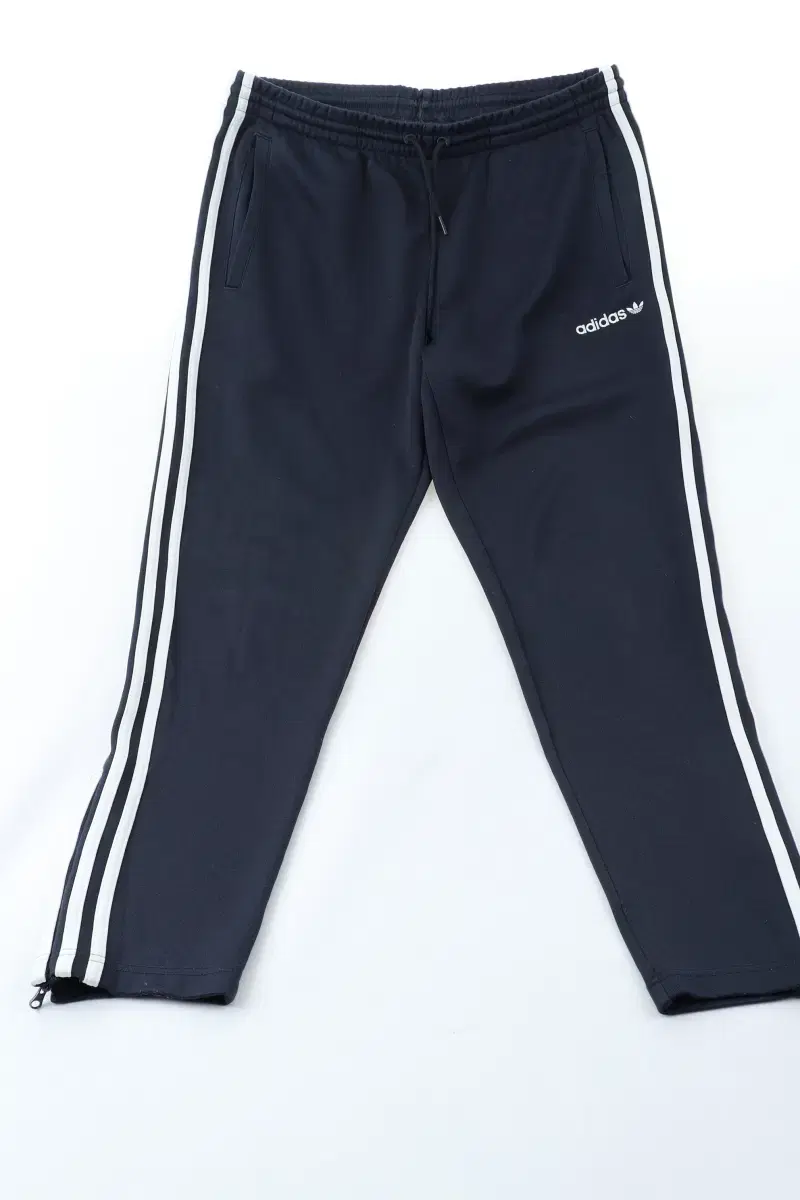 (L) Adidas Sweatpants Navy Tricolor Old School-1214