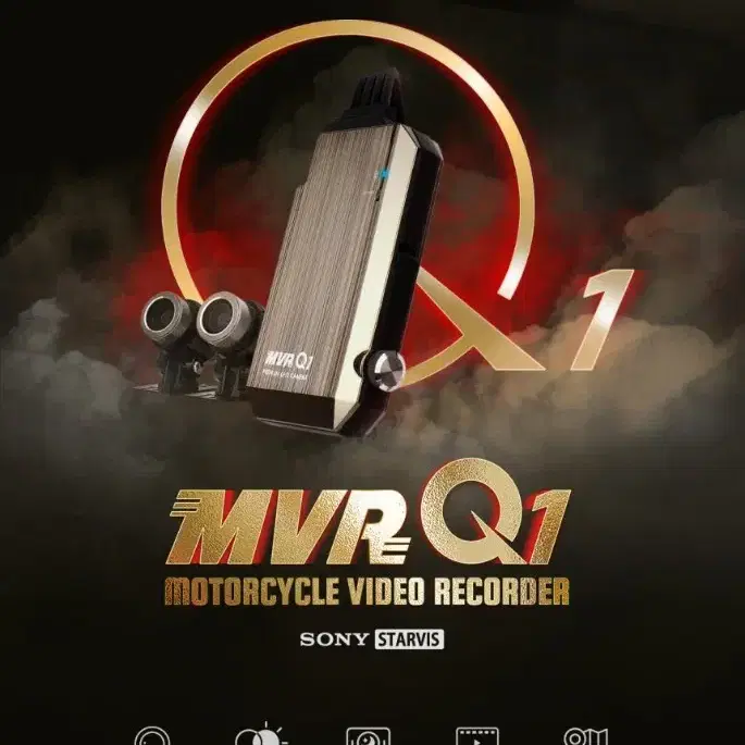 지넷 MVR Q1 128기가 2채널 QHD 오토바이 블랙박스 최저가