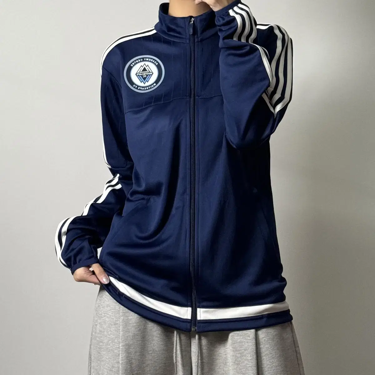 adidas Football Track Top Jersey Navy M [101004]