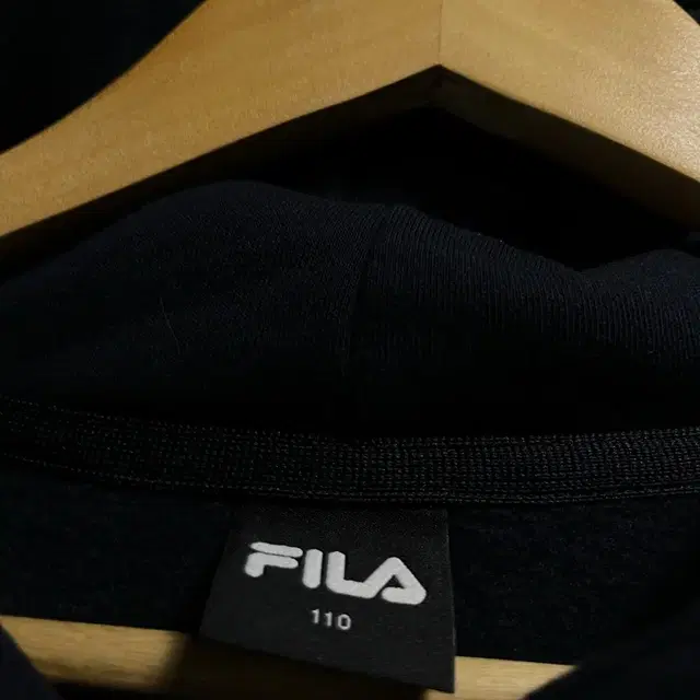 105-110 FILA 휠라 기모 스판 후드티 정품