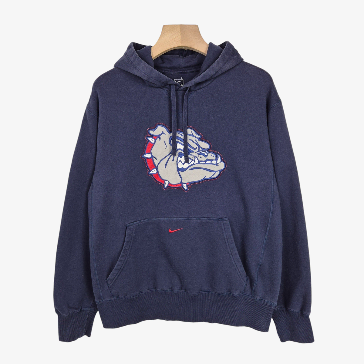 [105] Nike Navy Brushed Bulldog Hoodie