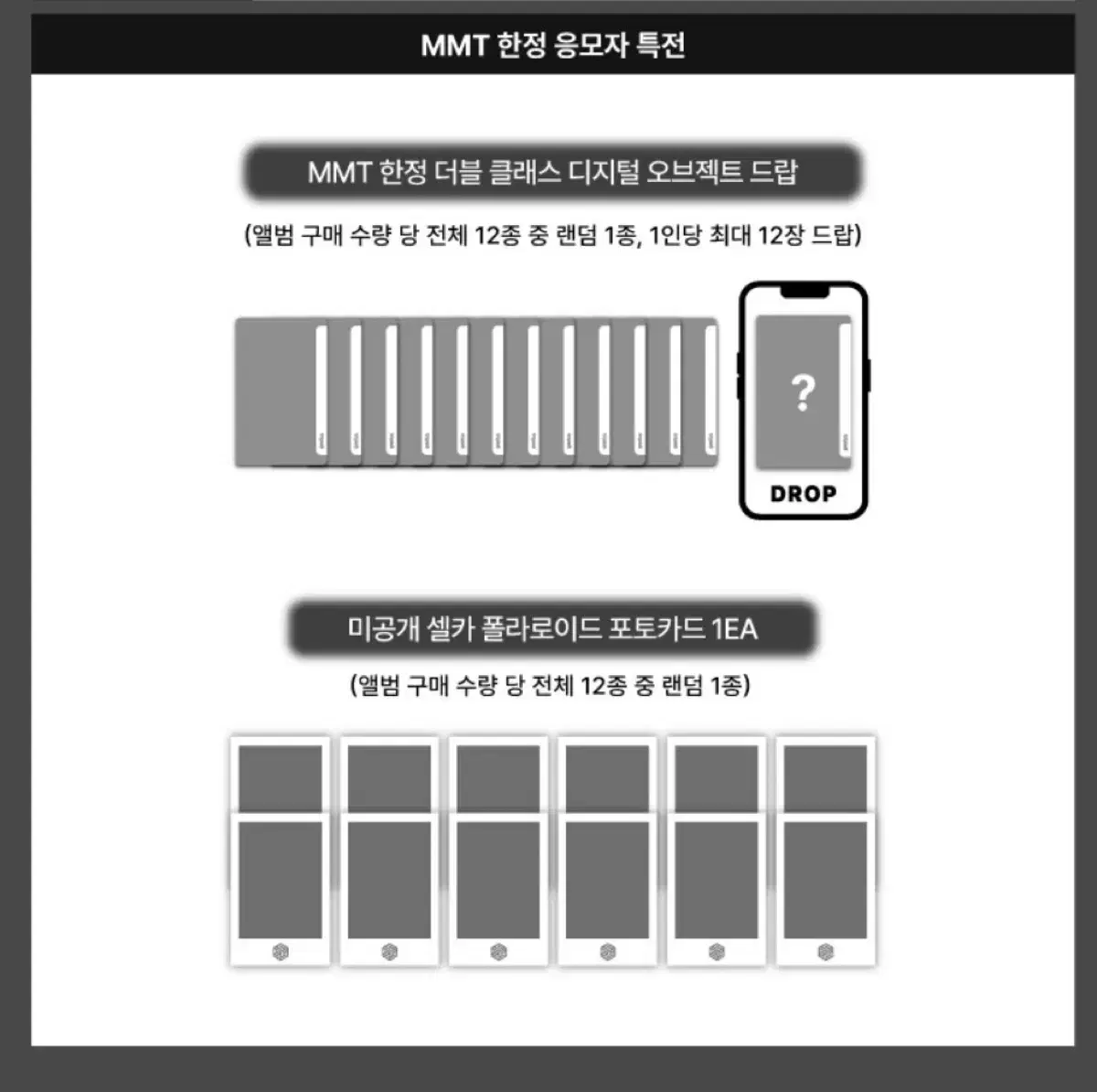 Triples mmt MMT showcase Digital Objects Photocard buncheol WTS