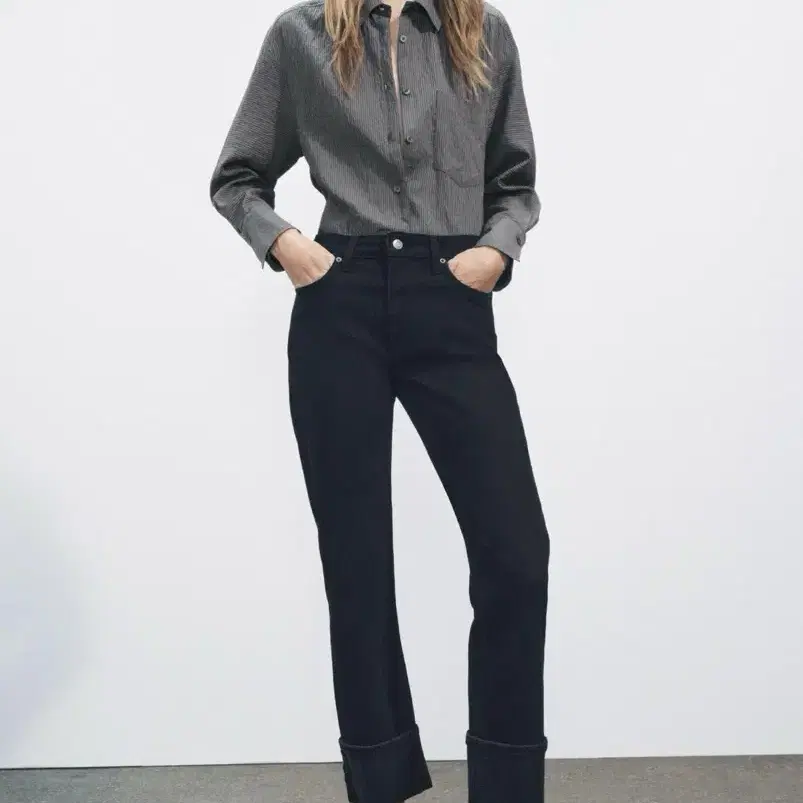 [ZARA] JEANS ZW COLLECTION SLIM 미드라이즈