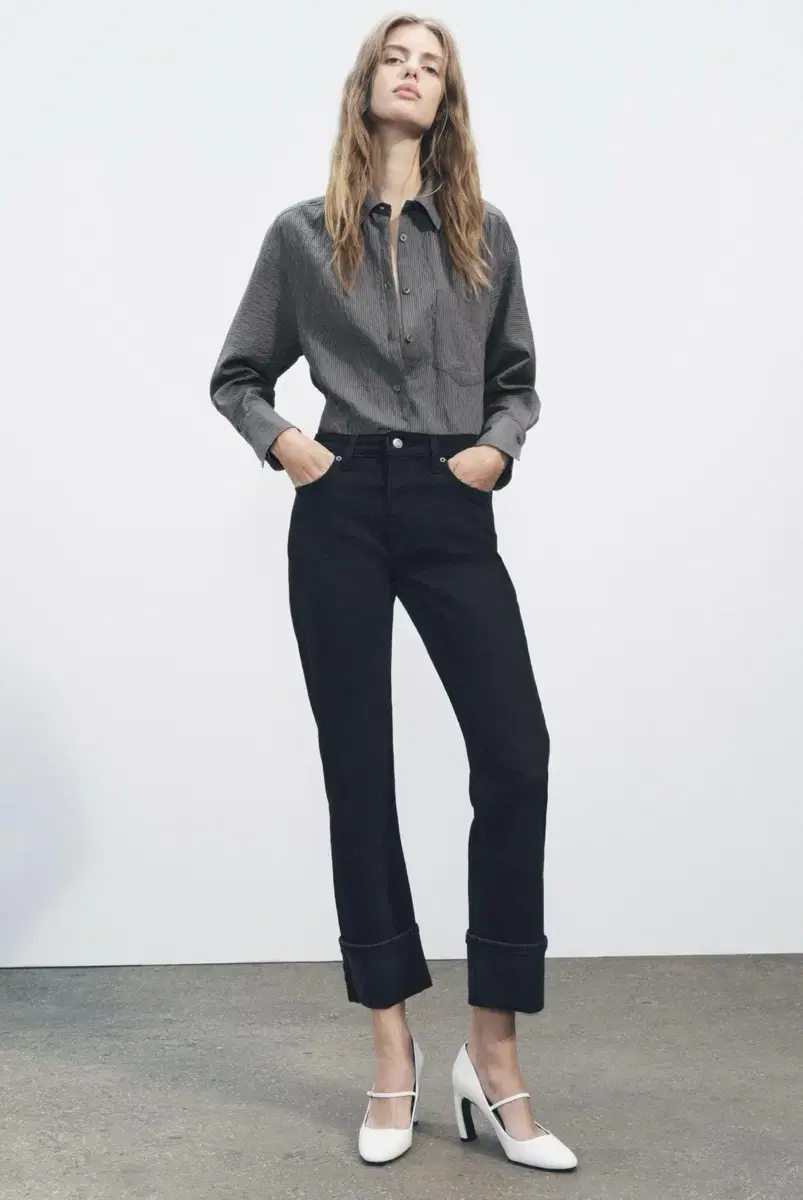 [ZARA] JEANS ZW COLLECTION SLIM 미드라이즈