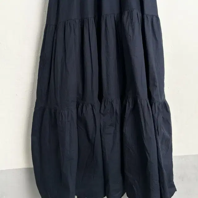 vintage navy prairie dress