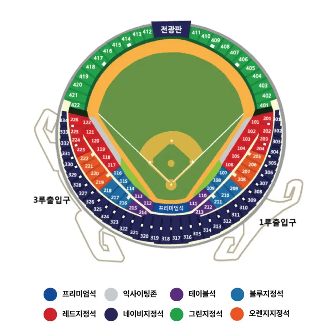 준PO 5차전 엘지 LG 대 케이티 KT 1루 익사이팅존