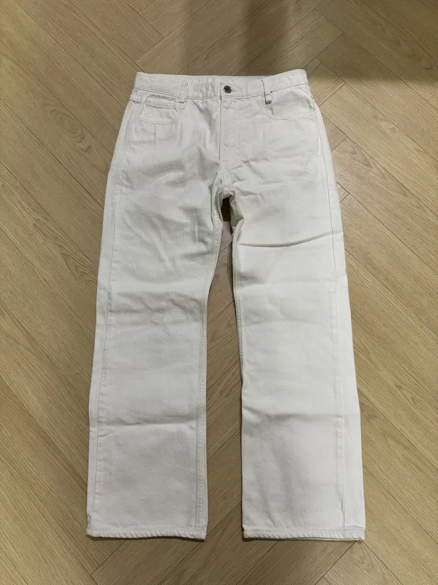 Wooyoung White denim pants size 46