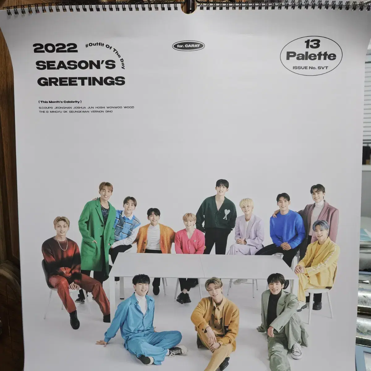 SEVENTEEN 2022 season's greetings seasons greetings Calendar