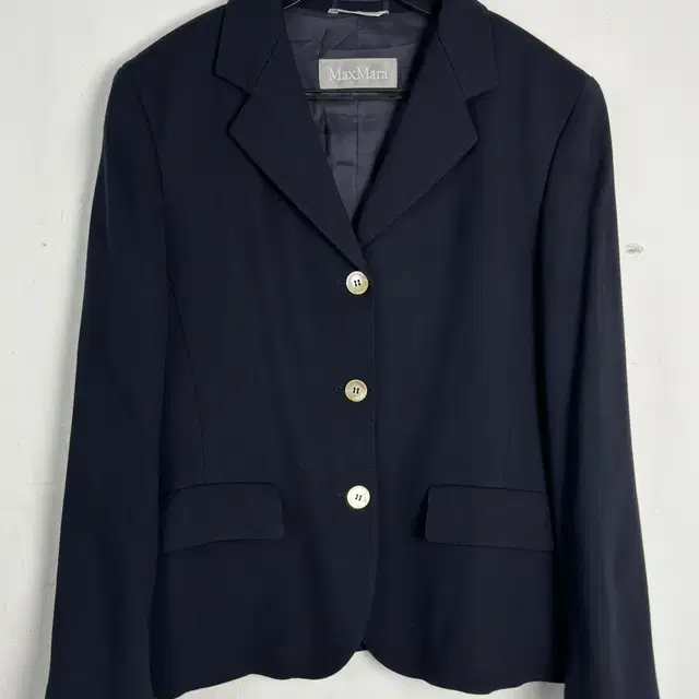 Maxmara classic navy tailored jacket