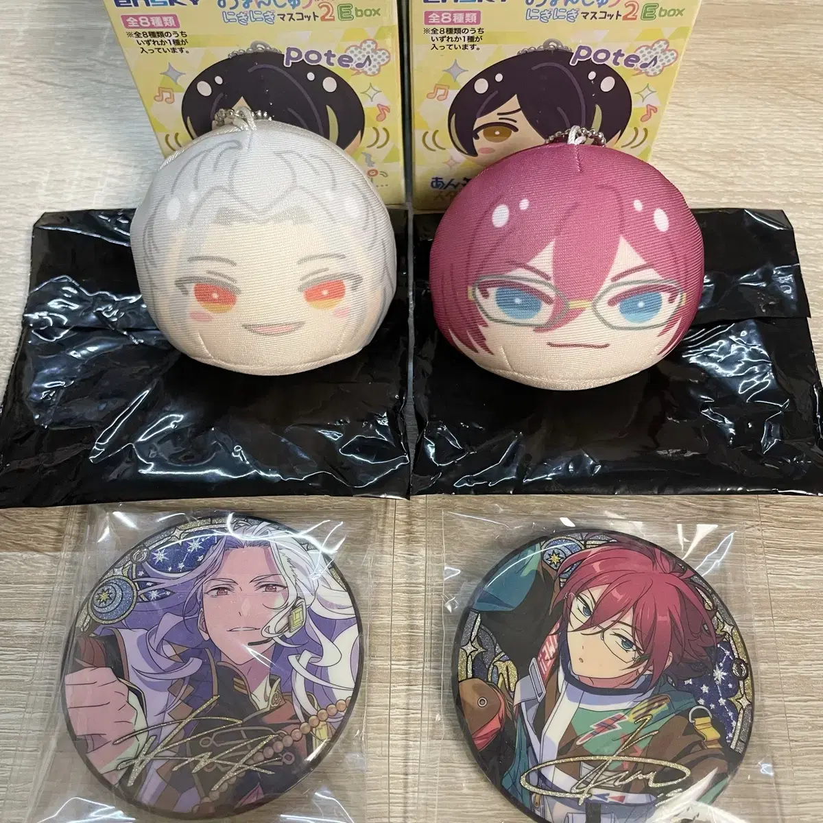 (Bulk) Angsta Eden Adam Nagisa Ibara Manju Can Badge WTS