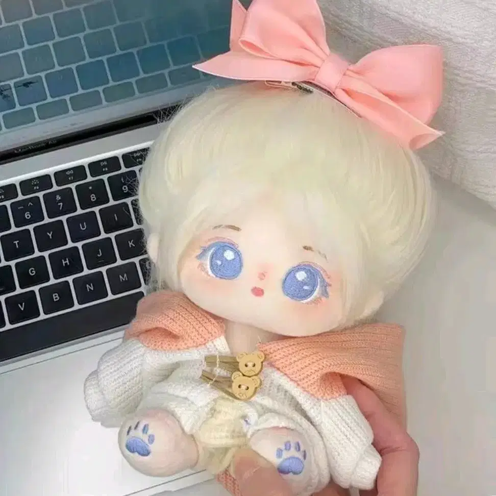 모헤어 무속성 10cm 인형