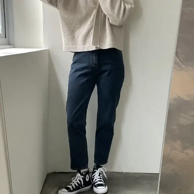 여성데님 일자청바지  키작녀 S사이즈 (55)