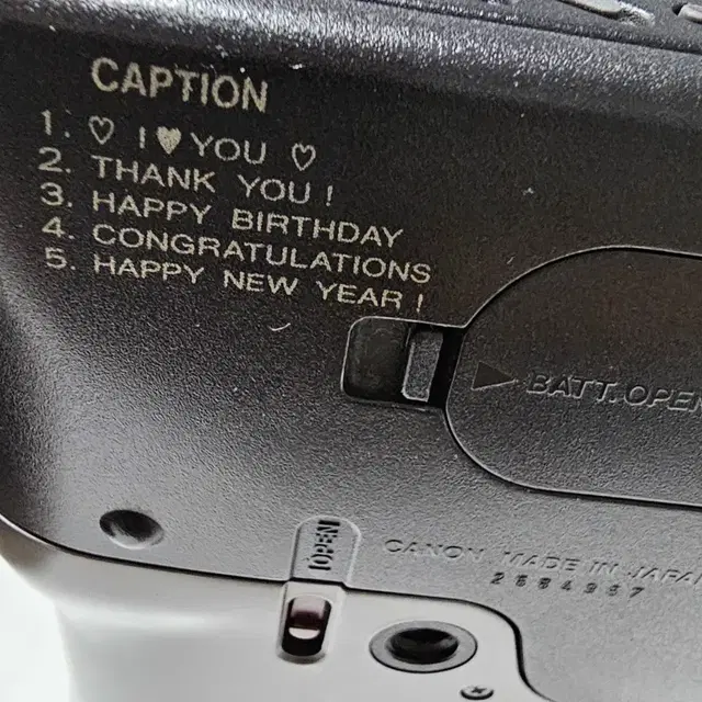 필름카메라 Canon EPOCA caption