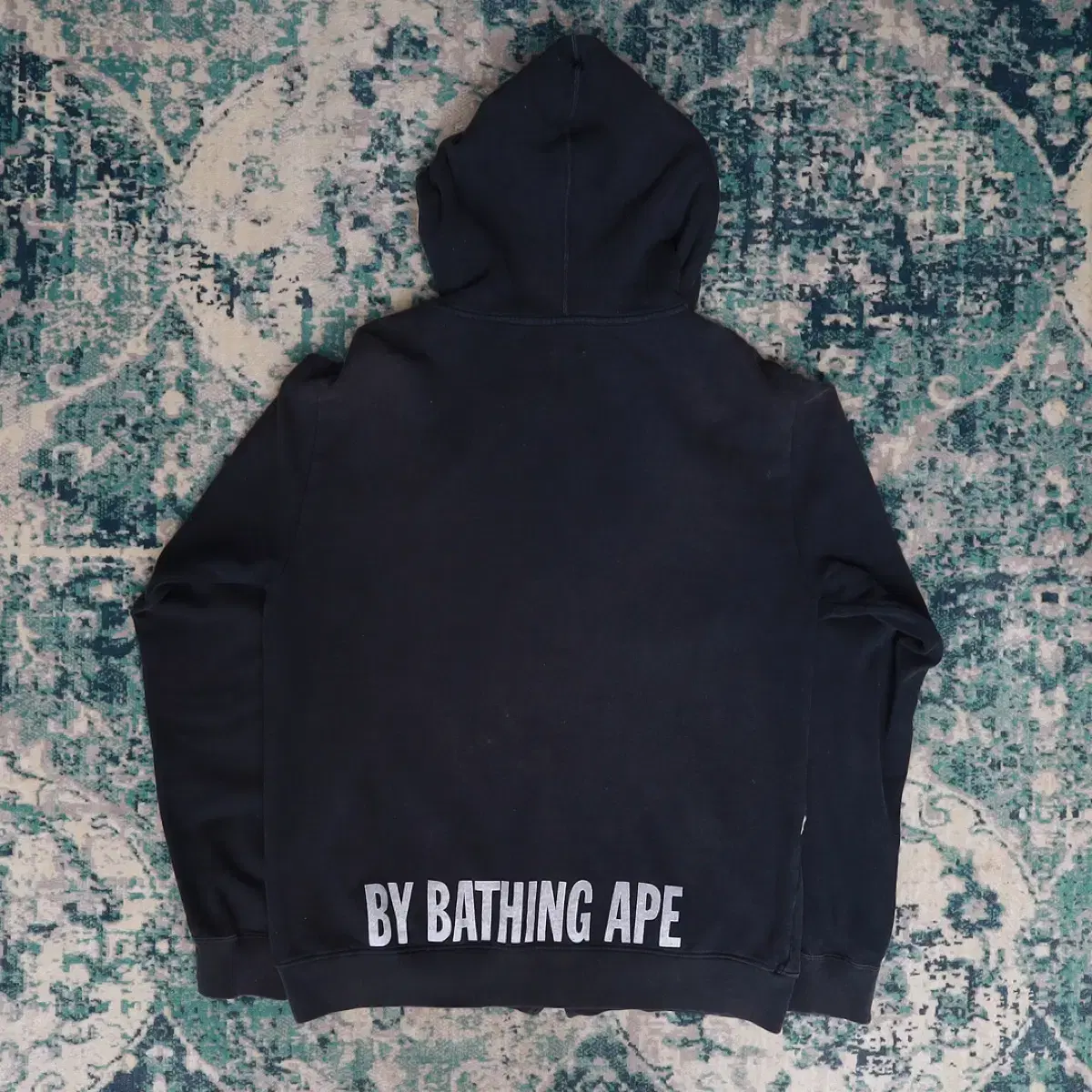 Bape 베이프 2000년대 파이핑 후드짚업 블랙 M