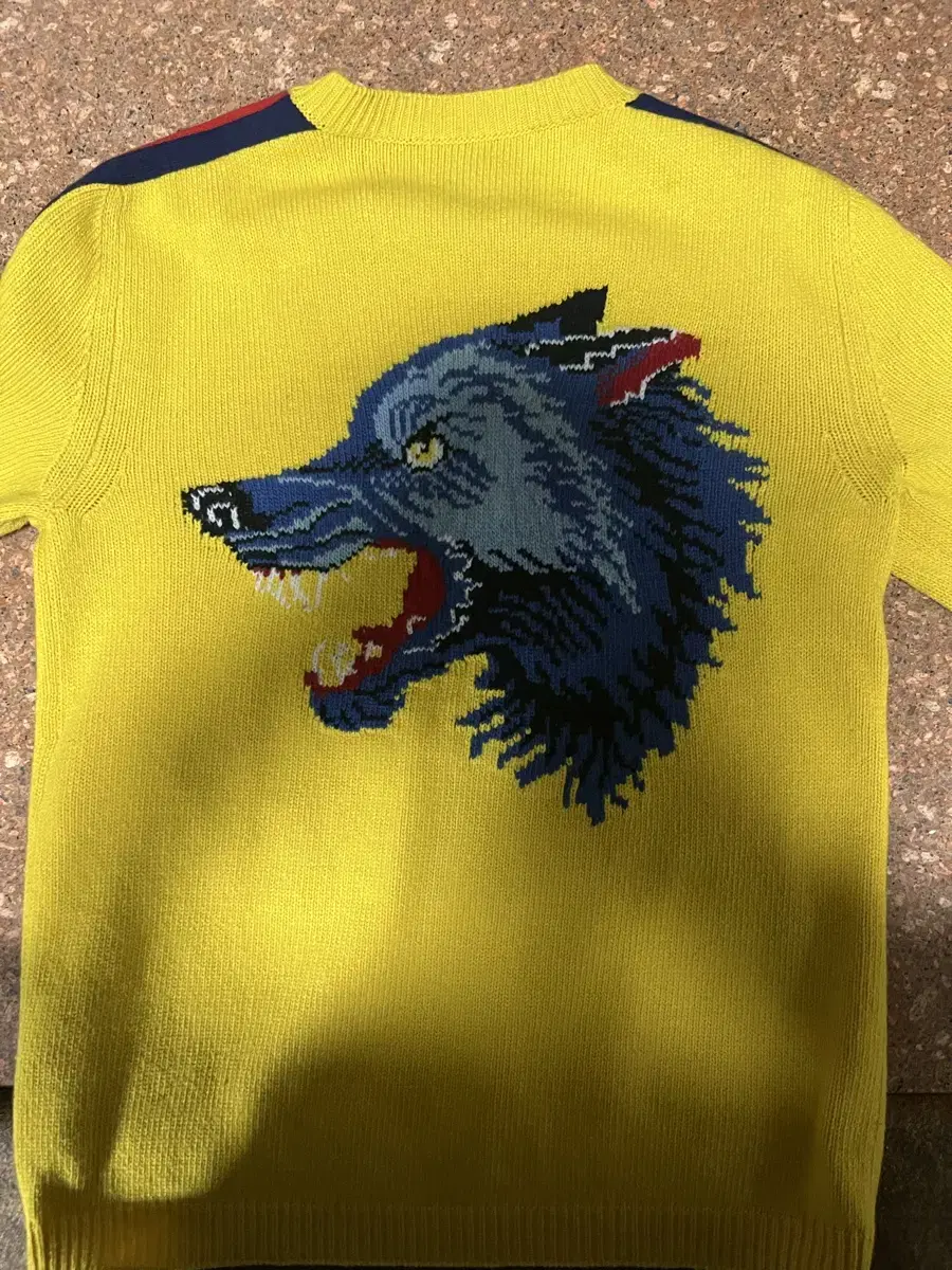 Gucci Wolf Intarsia Wool Sweater Knit