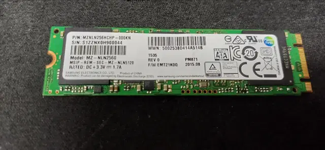 중고.m2 ssd256g 삼성