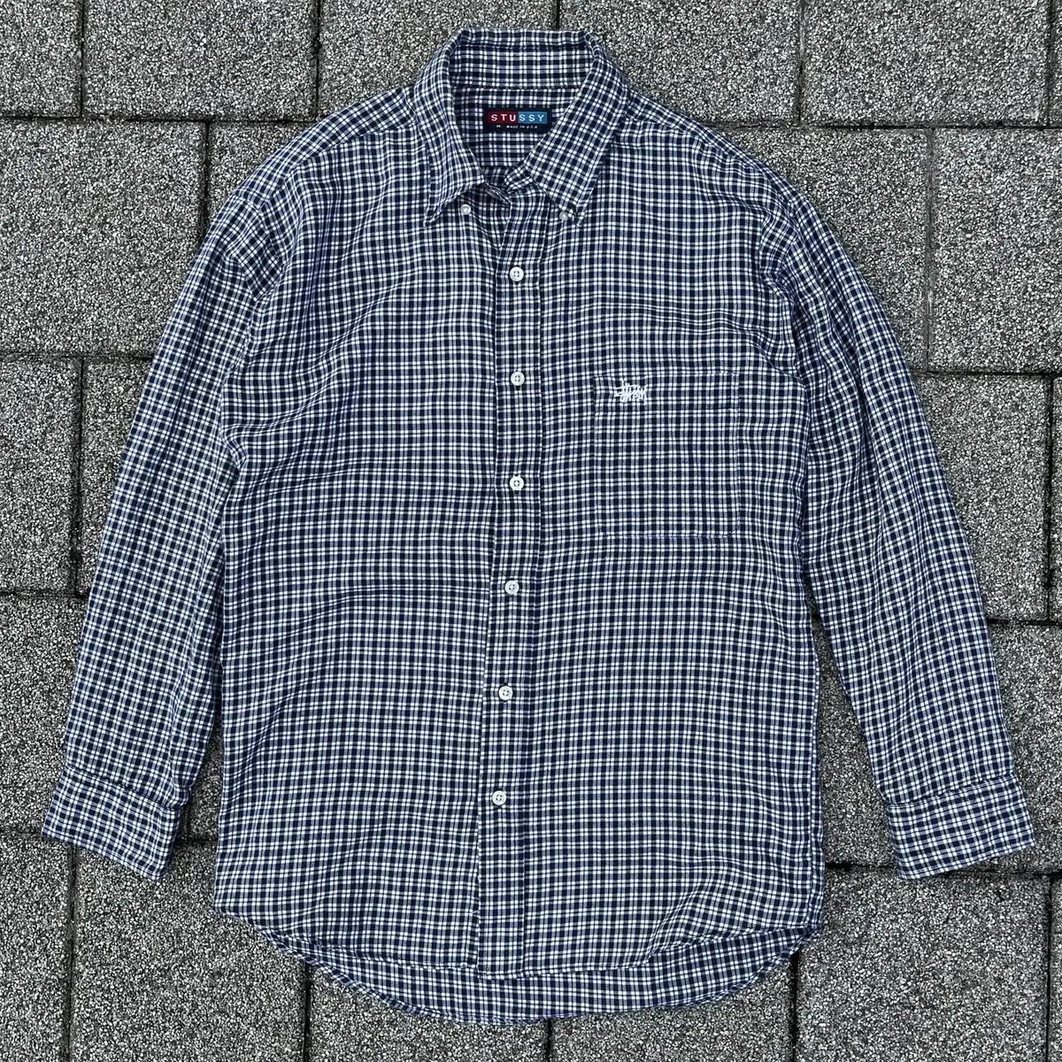 Stussy 90's check shirt ( made in USA )