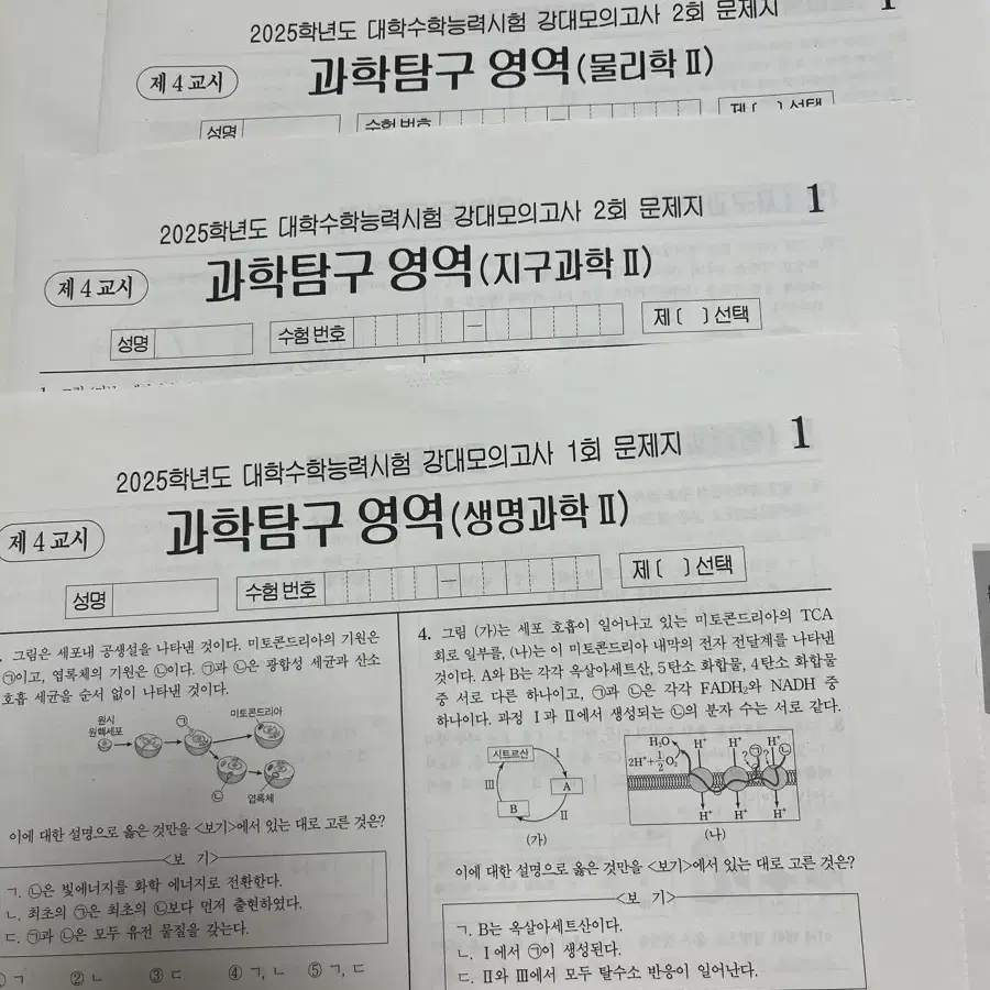 강대모의고사 1회 생2