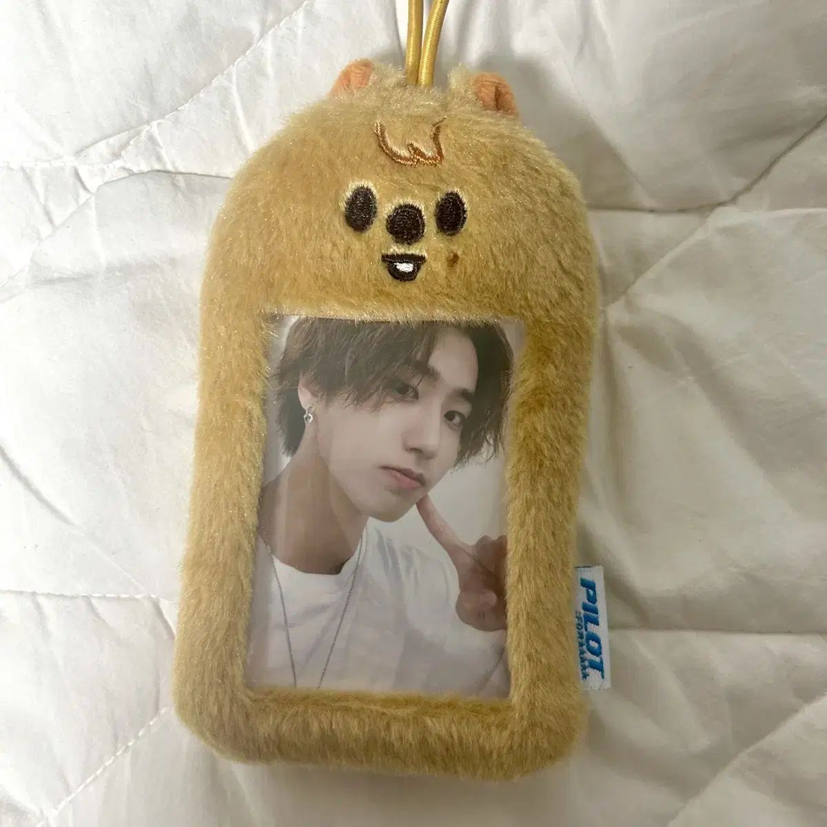 Skzoo Han Quokka Pilot nametag Nametek Photocard Holder