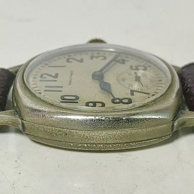 1920년대 빈티지 월쌈 수동 시계 쿠션 청침 Waltham