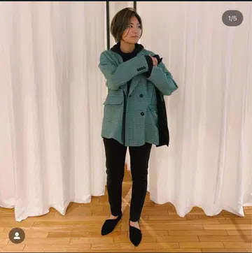 GREEDINTERNATIONAL 체크 코트