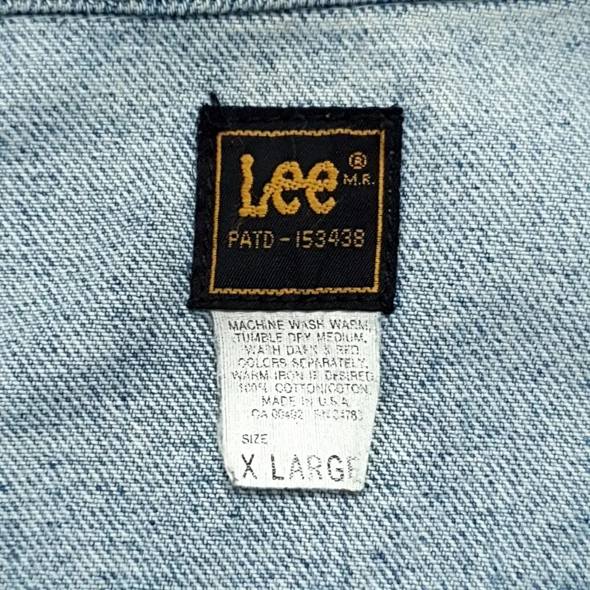 lee 하드락카페 트러커 90s XL (110 이상) usa made