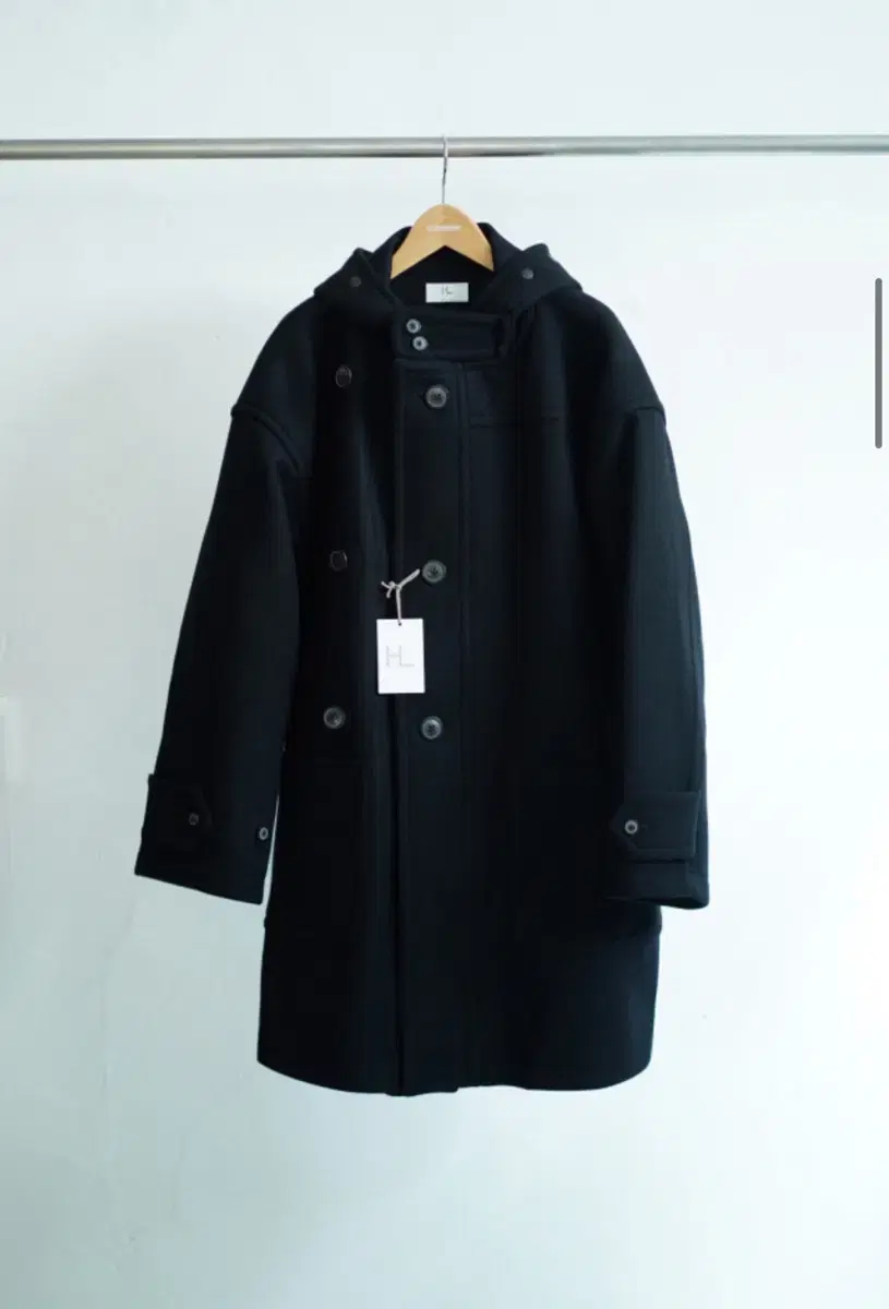 Herill Herill Blackship Duffel Coat Black 3