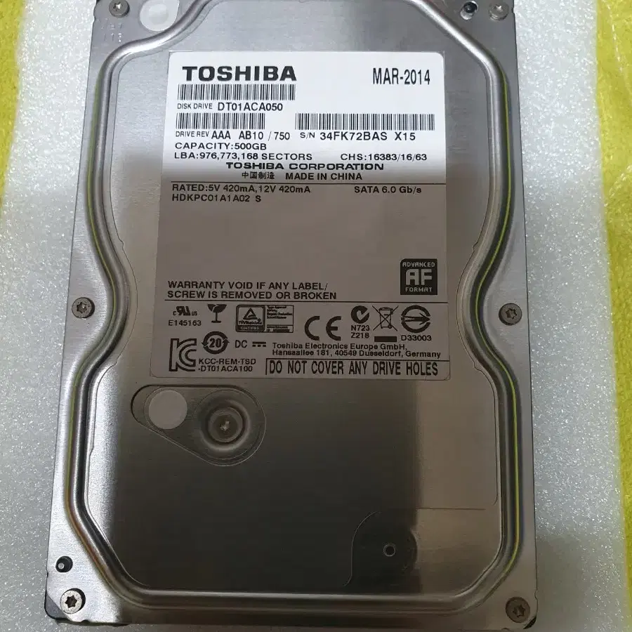 HDD500G / CD-ROM