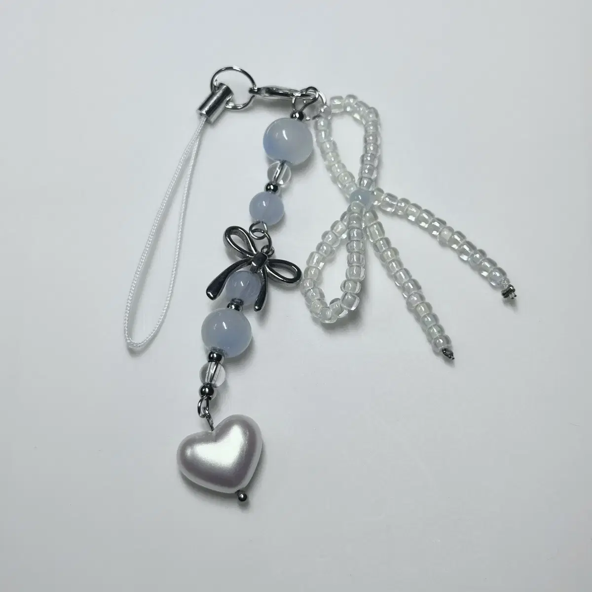 Ribbon Bead Keyring