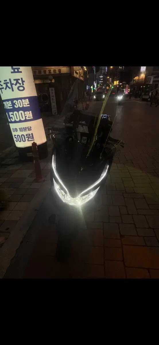 부산 20년식 PCX150 요시무라 소음기 없이 구변 탈리스만 안개등구변