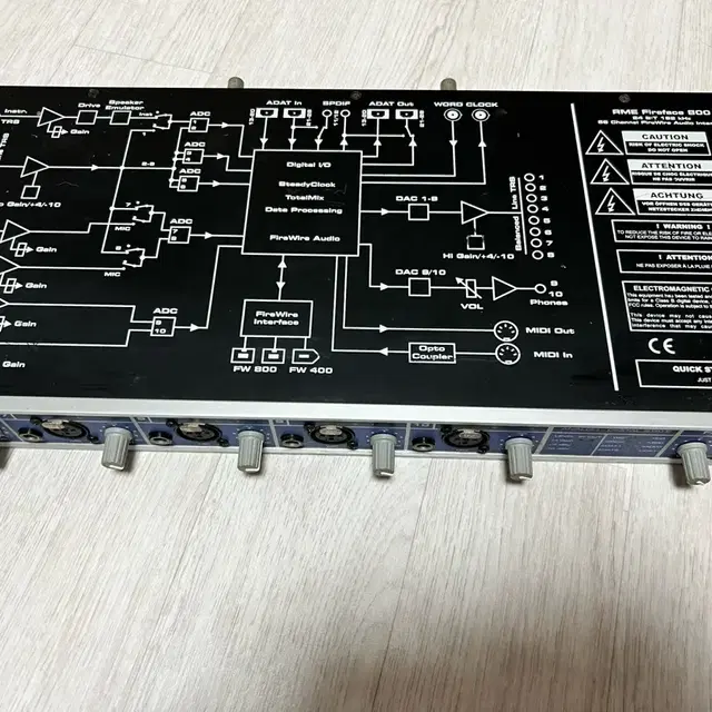 예약중) RME Fireface 800 오인페 급처 (1394카드 증정)