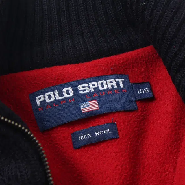 Polo Sport 폴로 스포츠 90s 헤비니트 집업