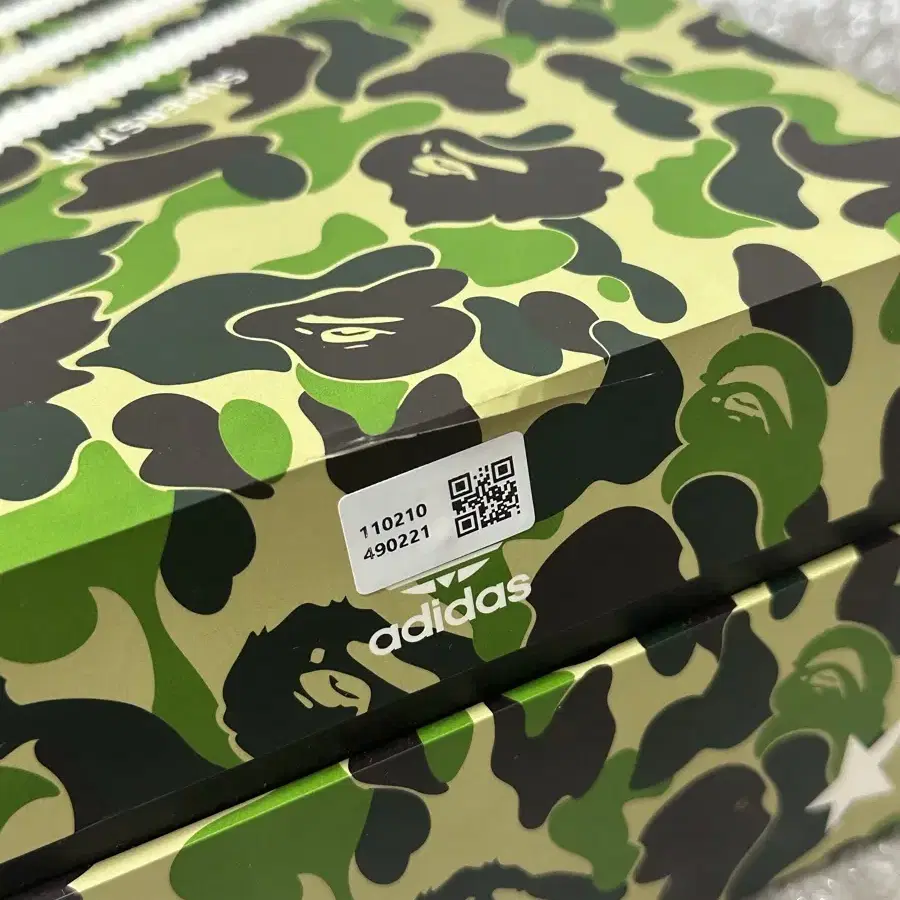 새상품 Adidas x BAPE Superstar 베이프 슈퍼스타 그린