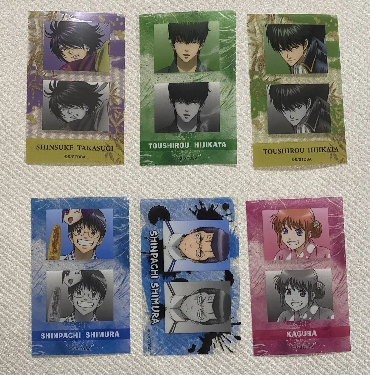 Gintama sticker Chiryu (Takasugi Hijikata Shinpachi Kagura)