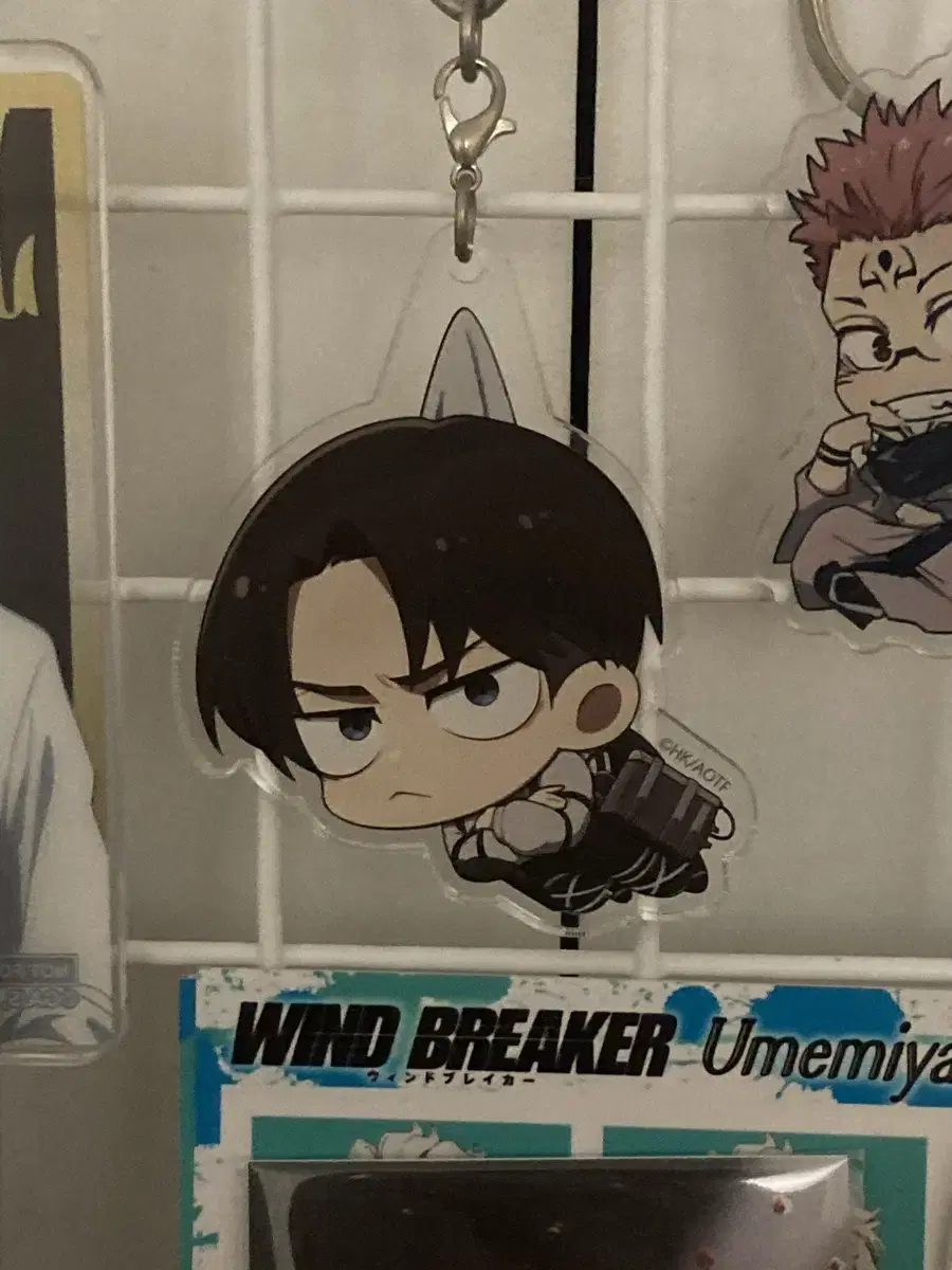 Levi the Giant of Jin Keyring