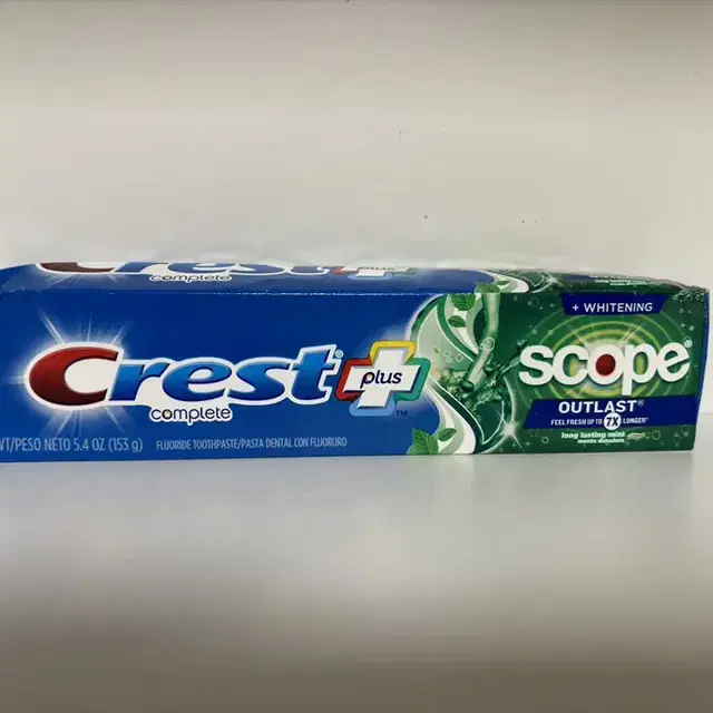 미국 구취제거 치약 Crest+Scope 컴플리트 화이트닝 치약