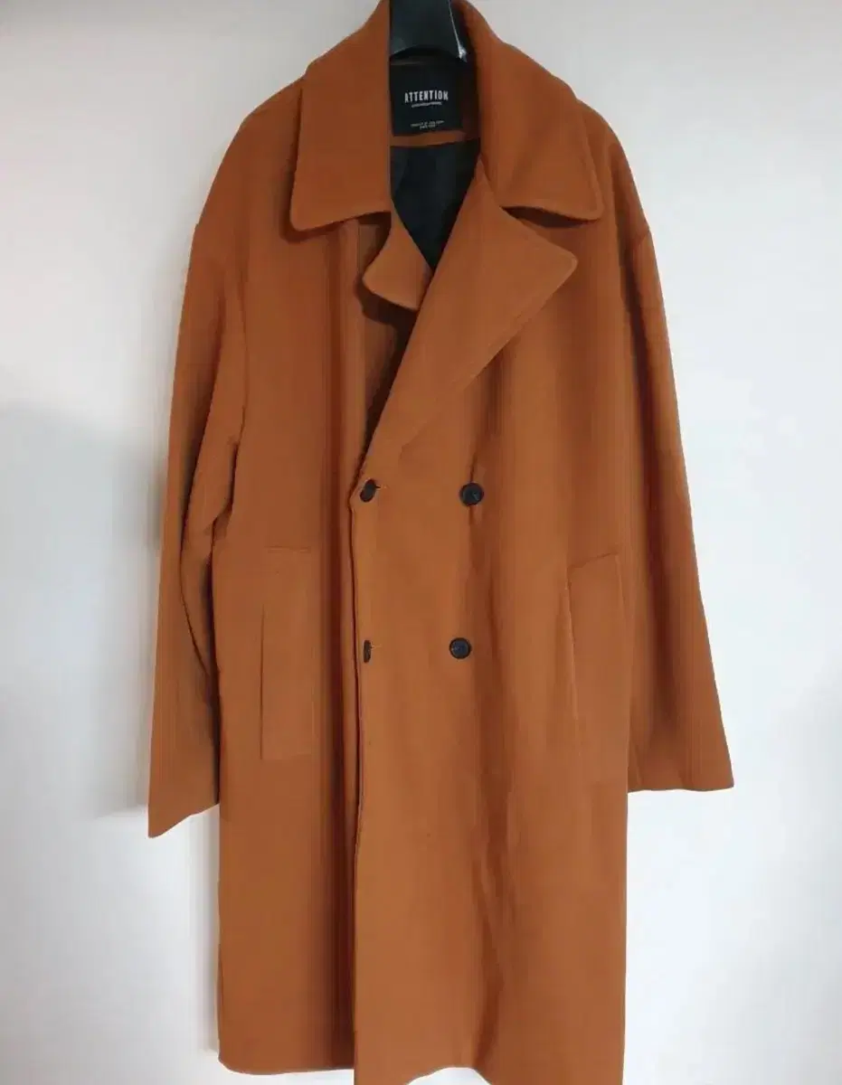 Men's bom gaeul Intermittent Overcoat-Camel (~Size 115)