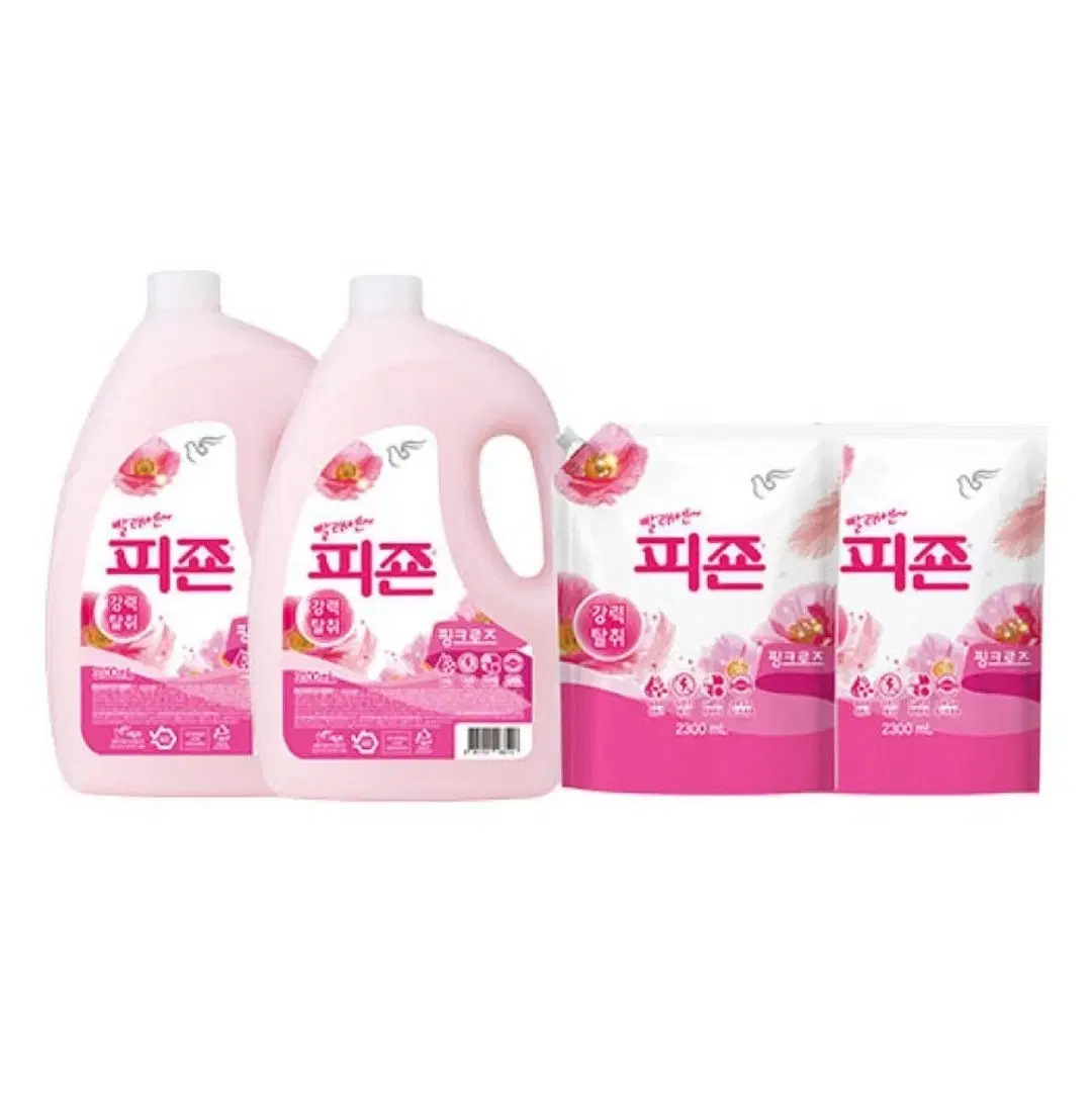 피죤 섬유유연제 3100ml 2개 2300ml 2개