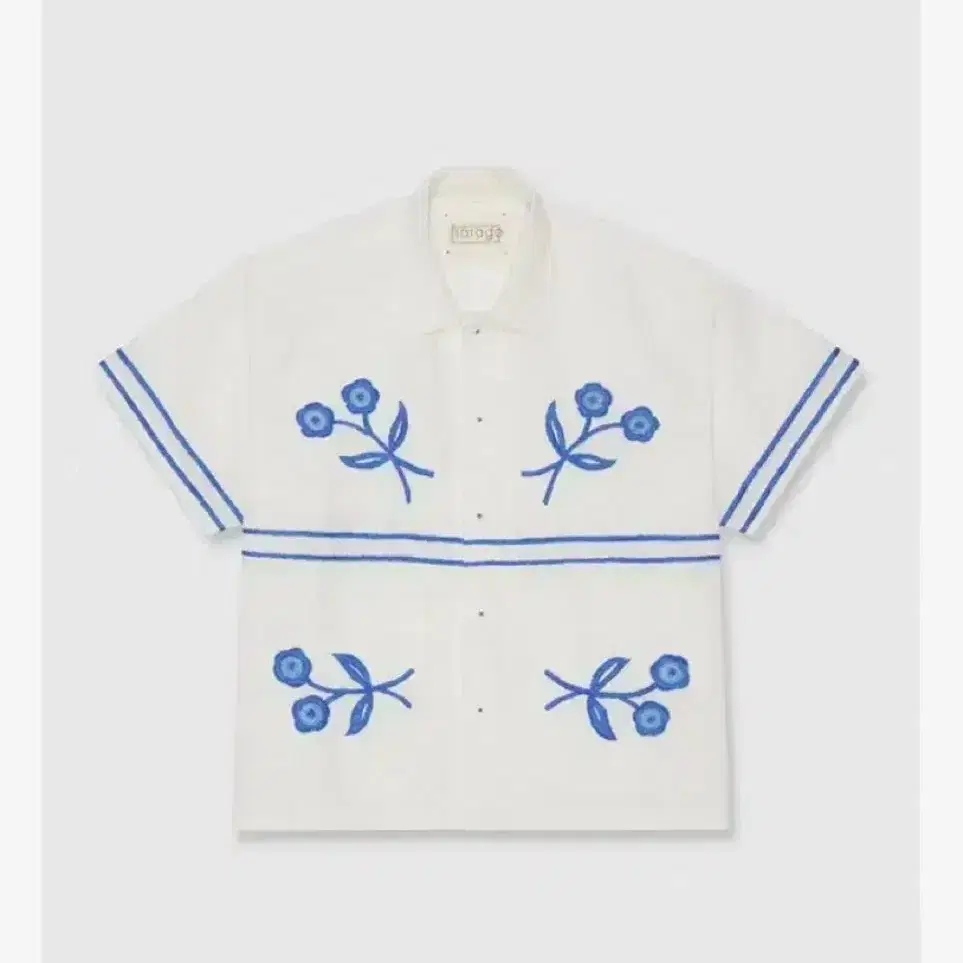 [M] Harago Floral Embroidered Shirt 하라고