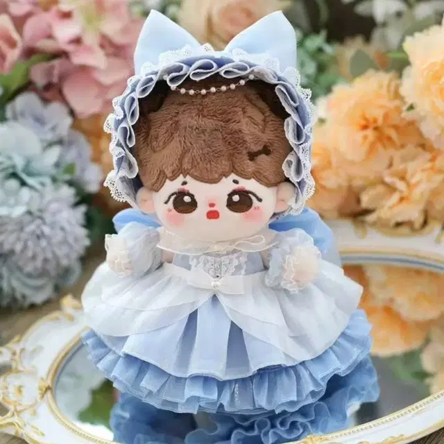 20cm 인형옷 블루