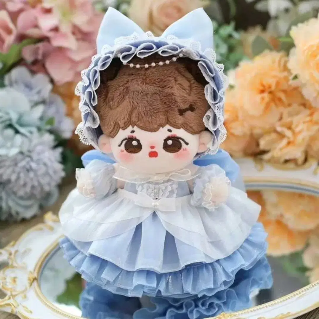 20cm 인형옷 블루