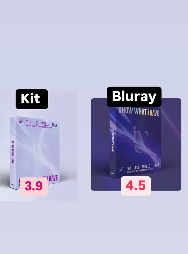 아이브 SHOW WHAT I HAVE bluray kit ver 미개봉