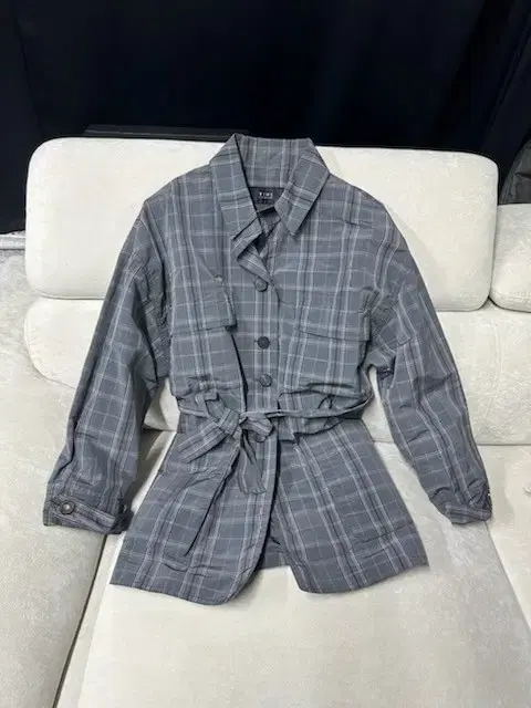 TIME Women's Checked Jacket 55