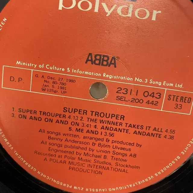 ABBA LP / AA4995