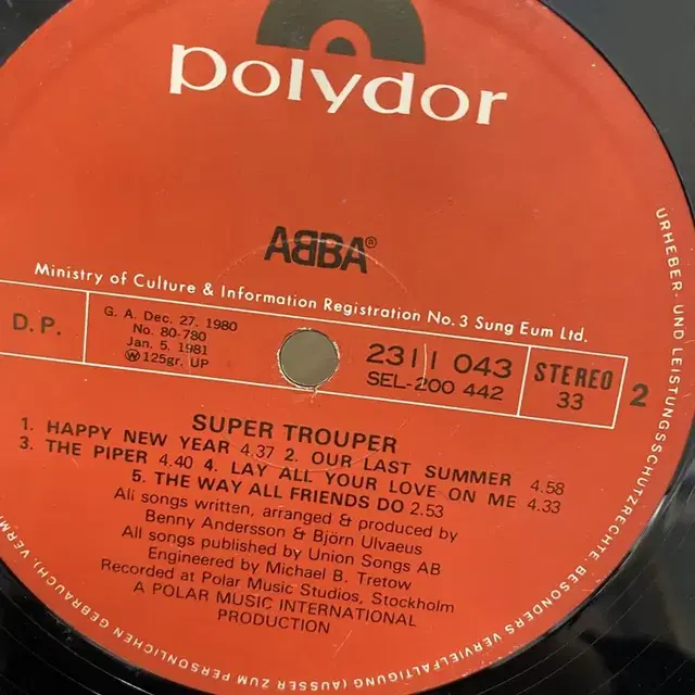 ABBA LP / AA4995