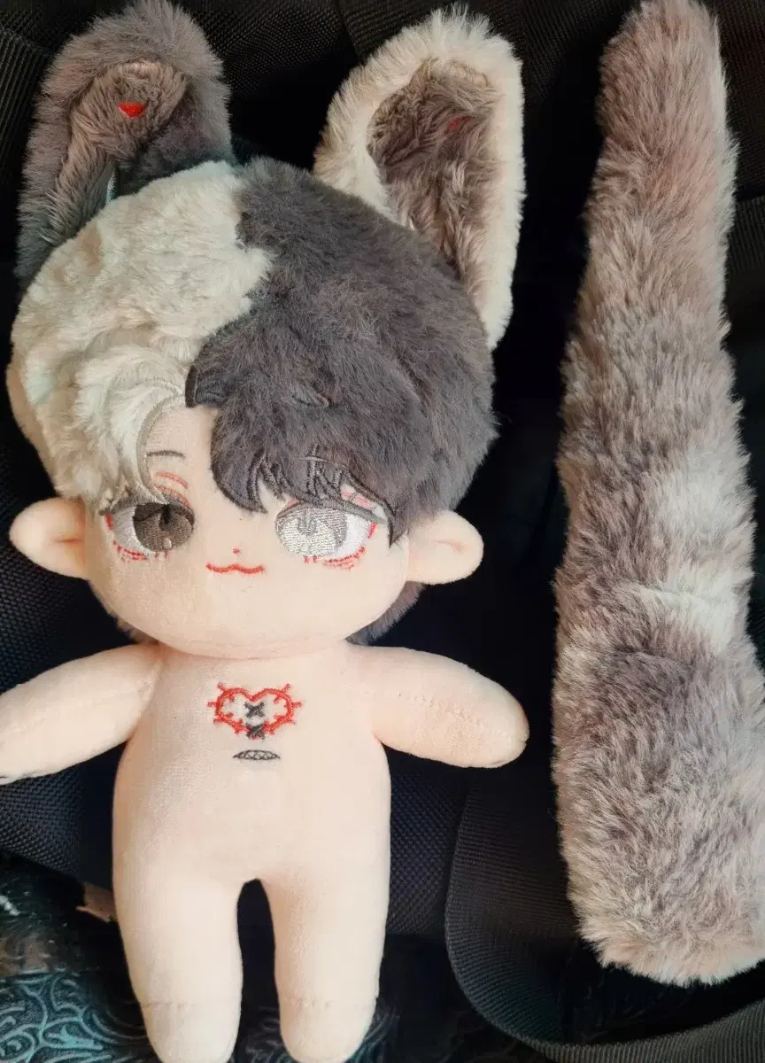 무속성 솜인형 20cm 헤이티 꼬리O 특전O