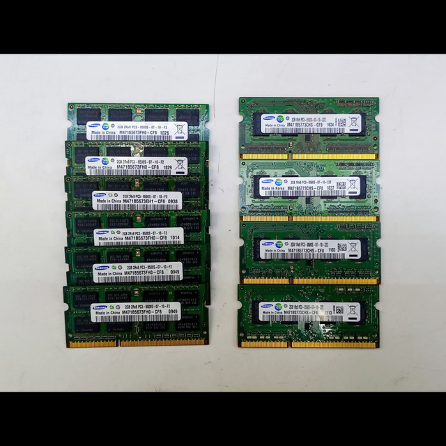 노트북용 램(개당 2000원) 삼성 DDR3 2G(PC3-8500S)