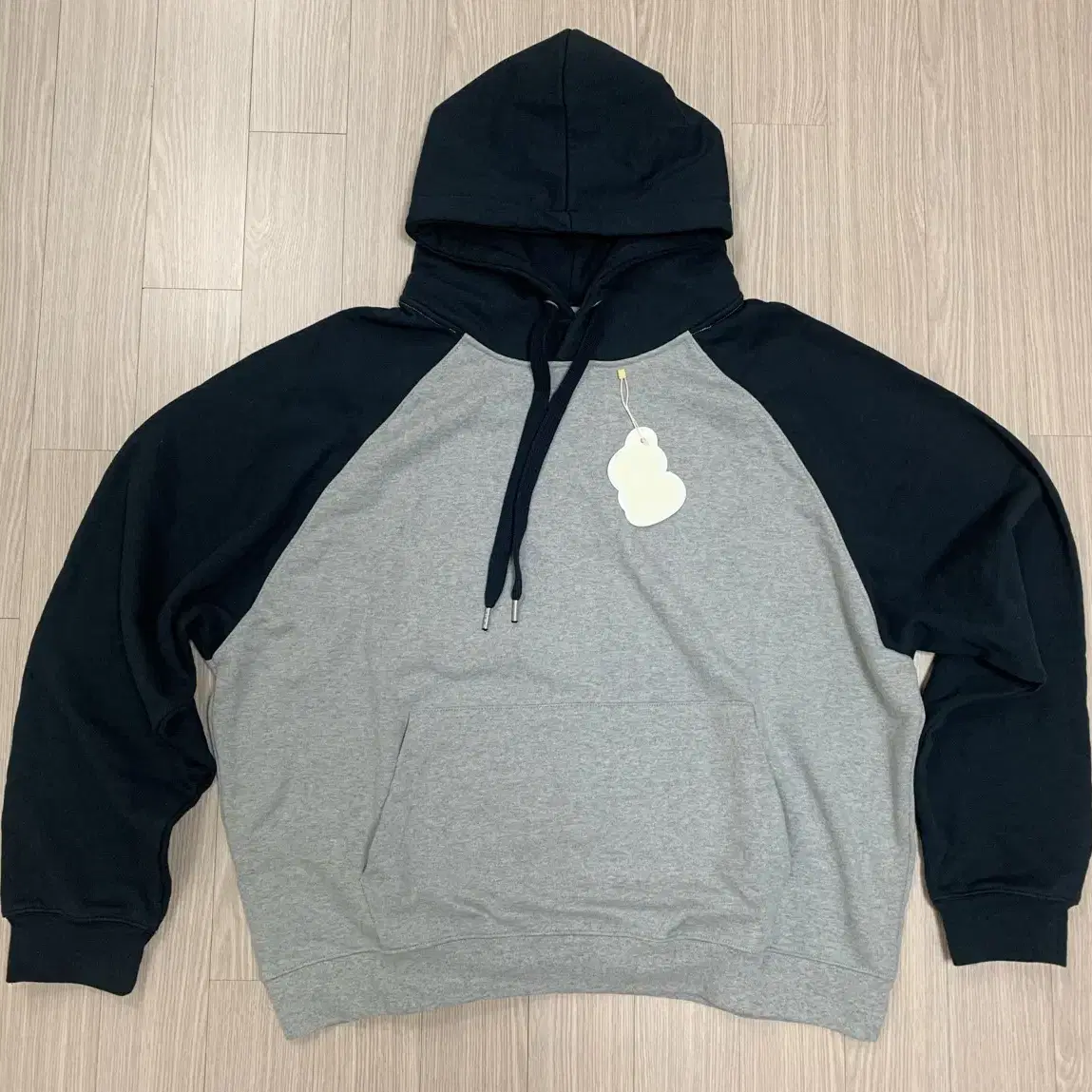 GAC 객 래글런 후드티 RAGLAN SLEEVE HOODIE navy