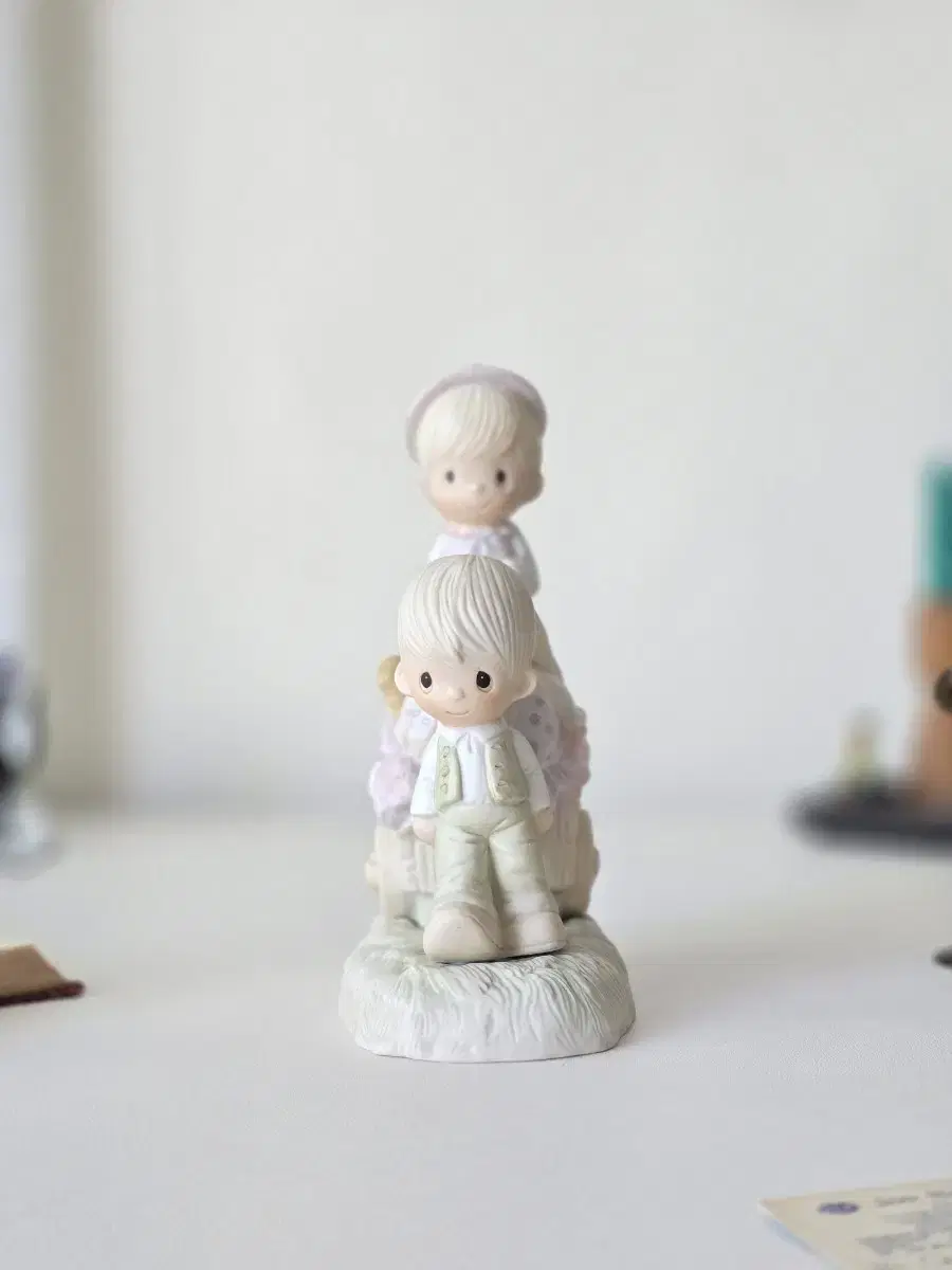 Vintage Precious Moments Porcelain Figurine/Vintage Figurine